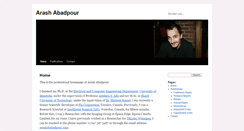 Desktop Screenshot of abadpour.com