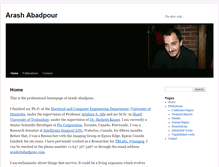 Tablet Screenshot of abadpour.com
